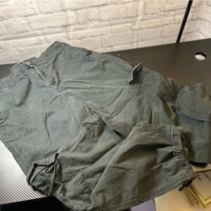 Old Navy Charcoal Elastic Waist cargo Pants